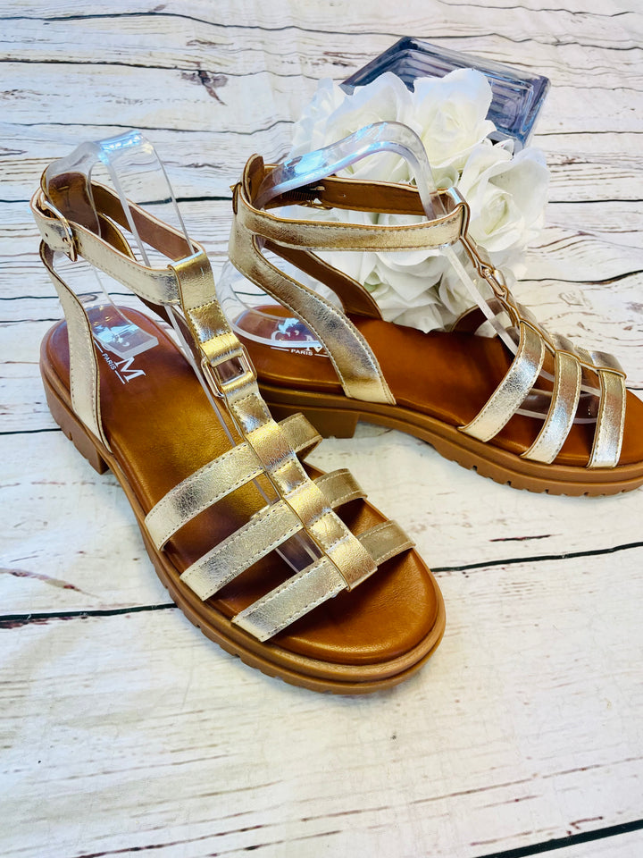 STRAPPY GLADIATOR SANDALS ( 68298 ) - 3 colours