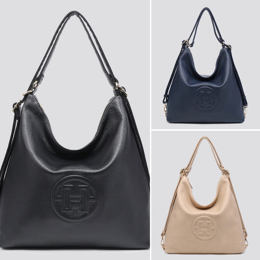 The IZZIE tote style rucksack bag - 3 colours