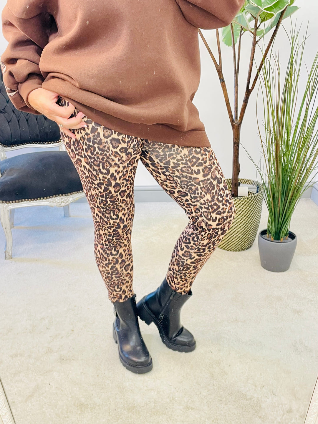 The TONI leopard leggings Co ord - 3 colour