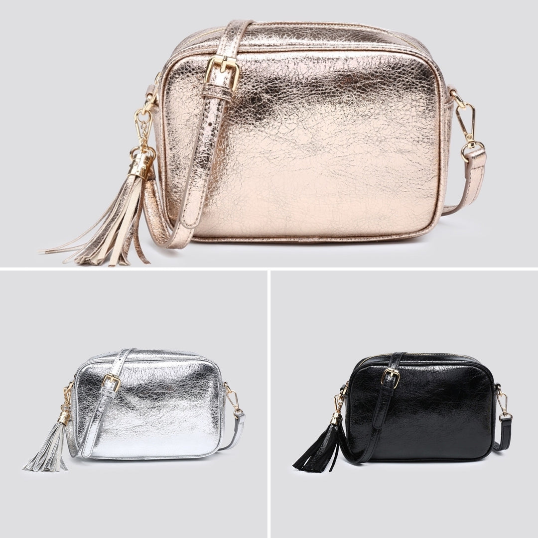 The CARLIE shimmer camera bag - 3 colours