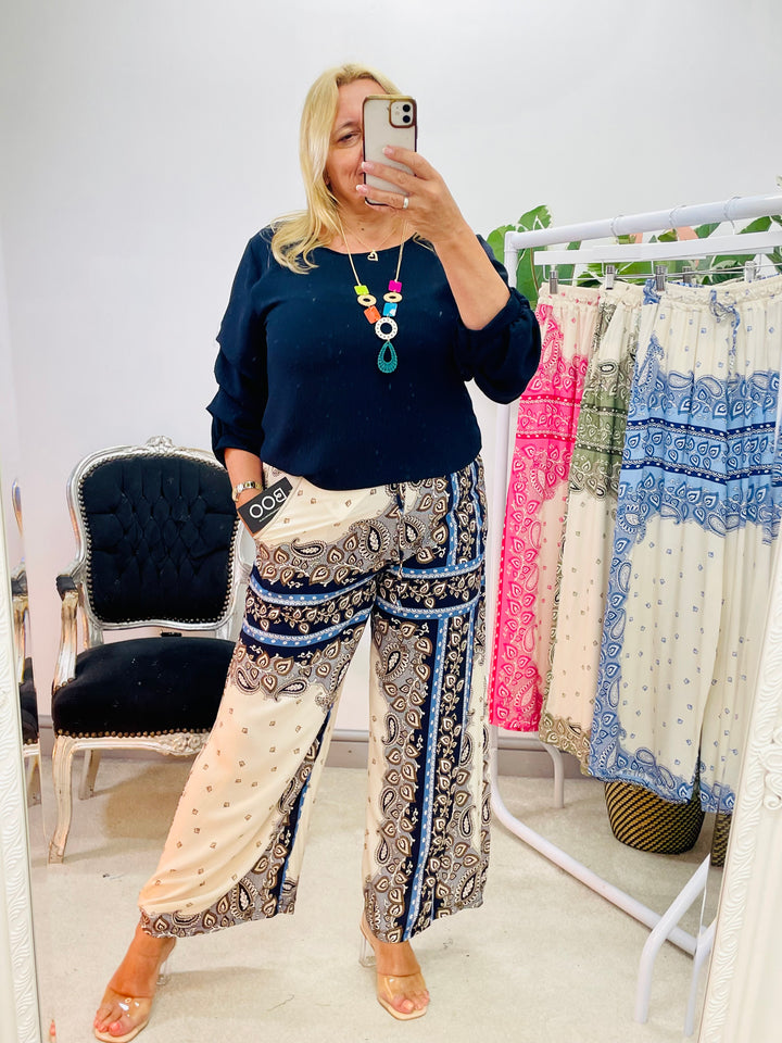 The GRENADA palazzo trousers - 4 colours