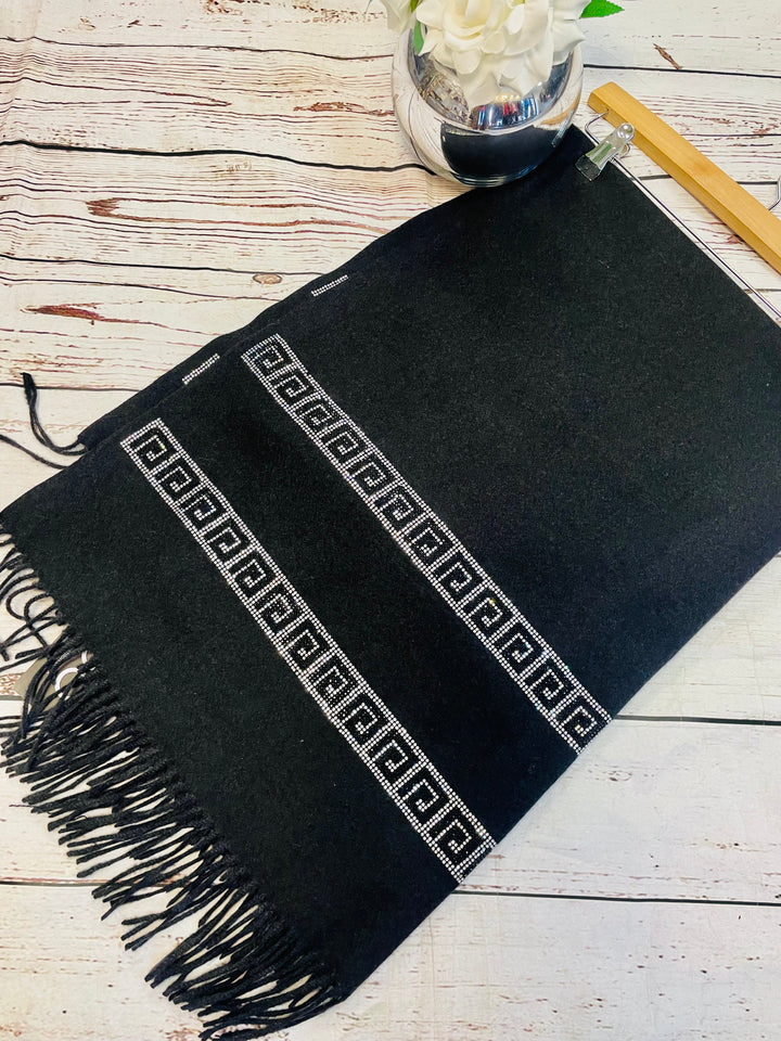 The OLA black scarf wrap