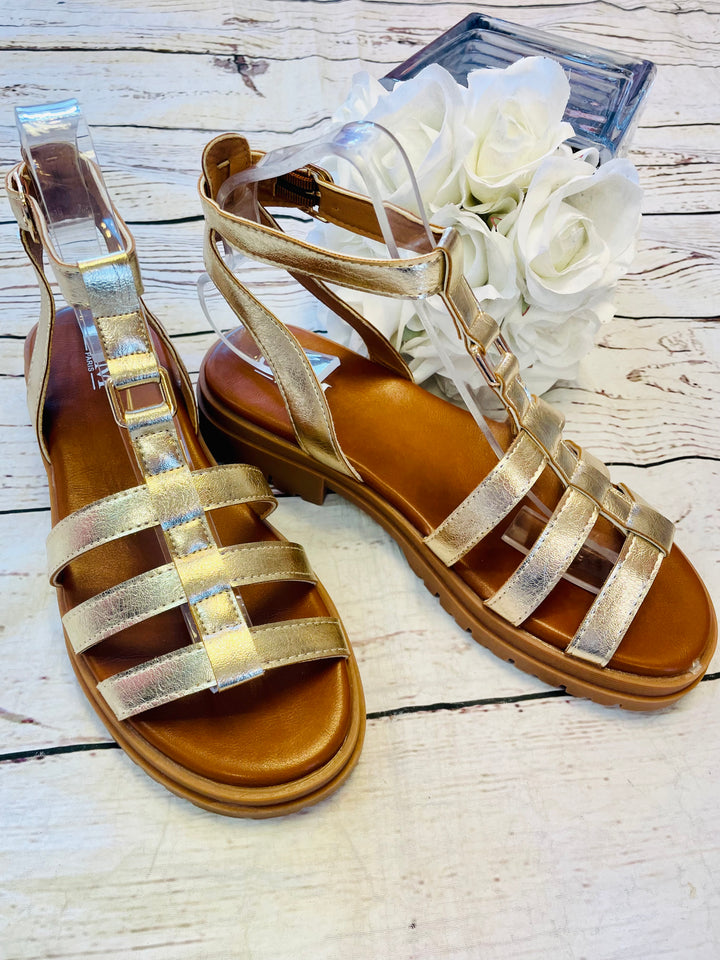 STRAPPY GLADIATOR SANDALS ( 68298 ) - 3 colours