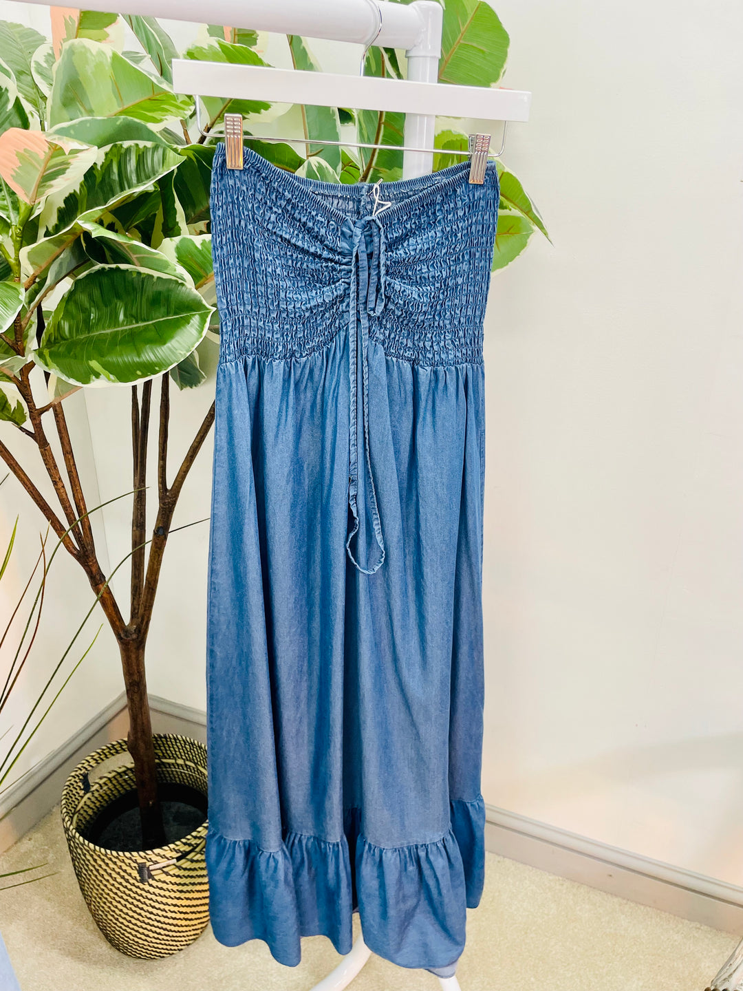 The ARUBA chambray maxi dress - 2 colours