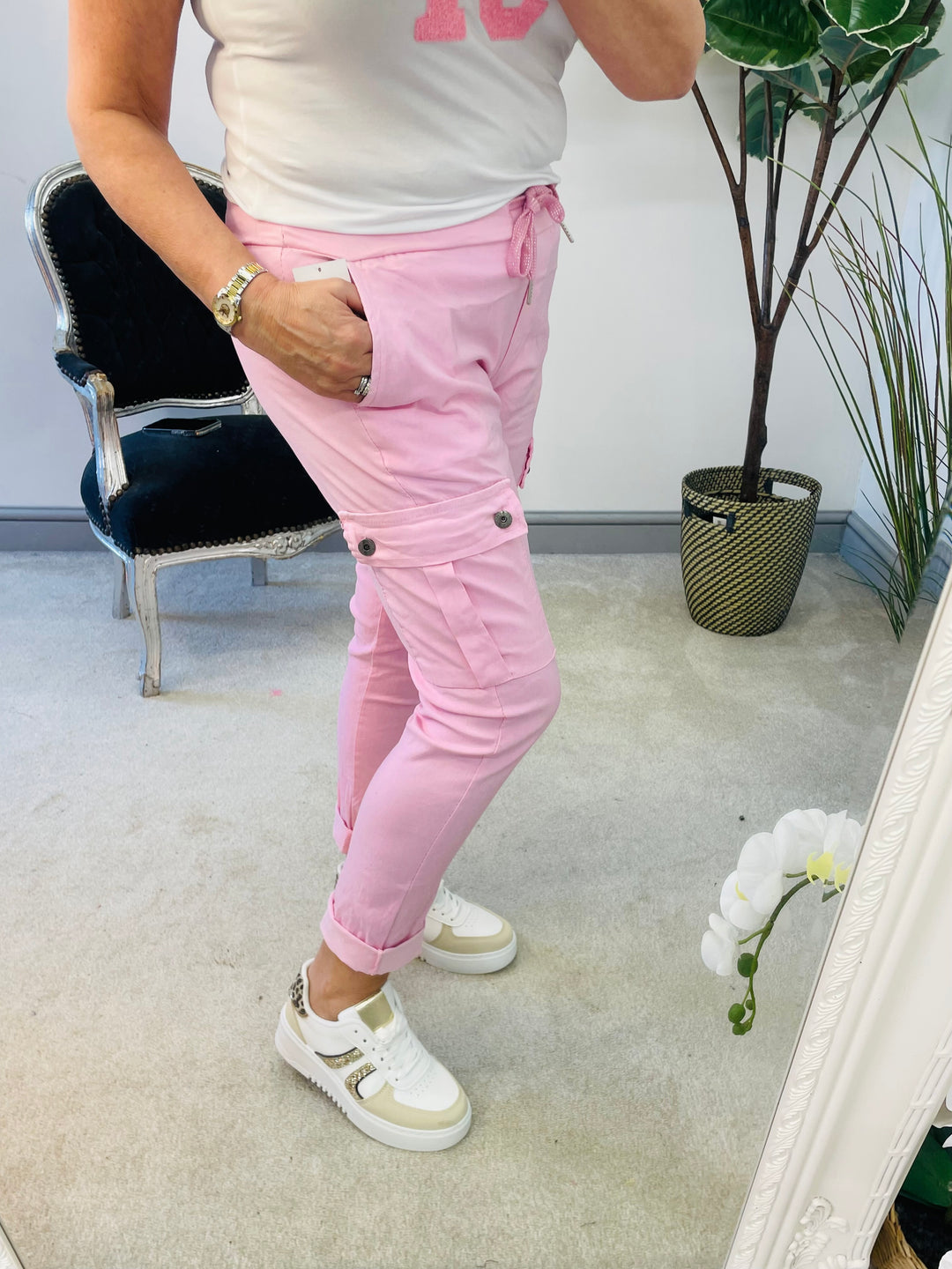 The ROSIE stretch magic cargo trousers - 7 colours