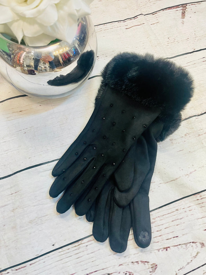 The DIANA diamanté gloves - 5 colours