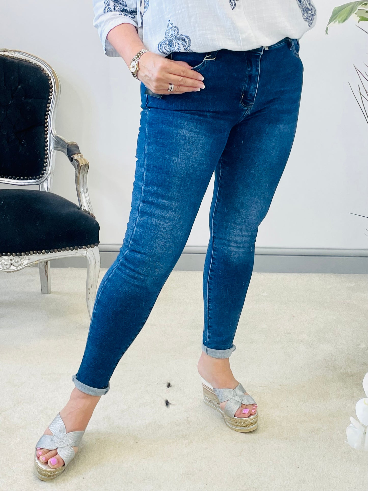 The ARIEL dark denim jeans - size 6 to 14