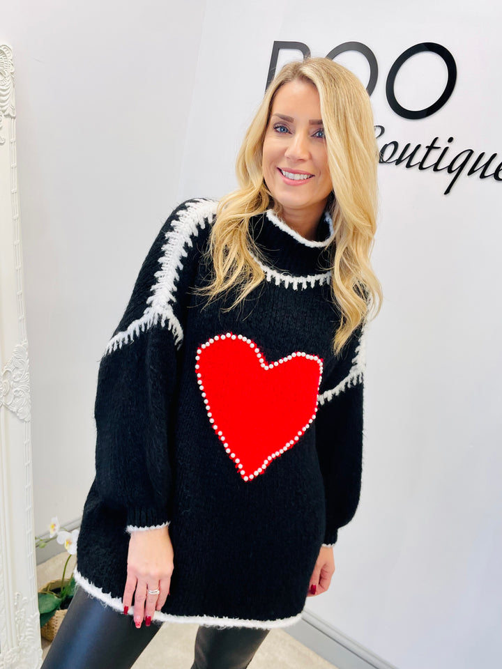 The KIMBO heart 💖 jumper - 3 colours