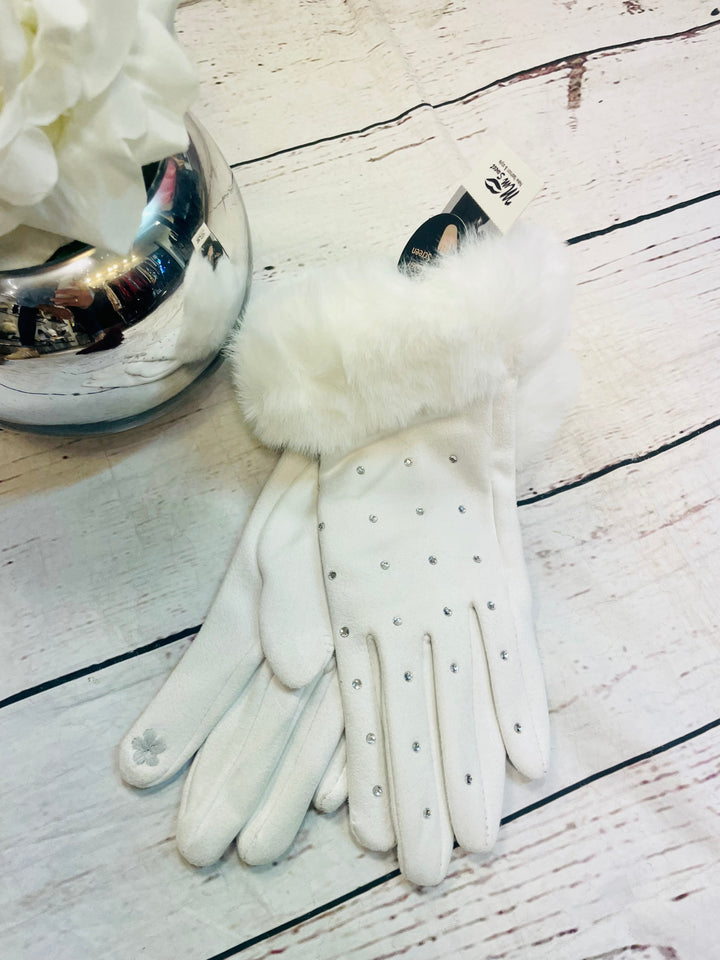 The DIANA diamanté gloves - 5 colours