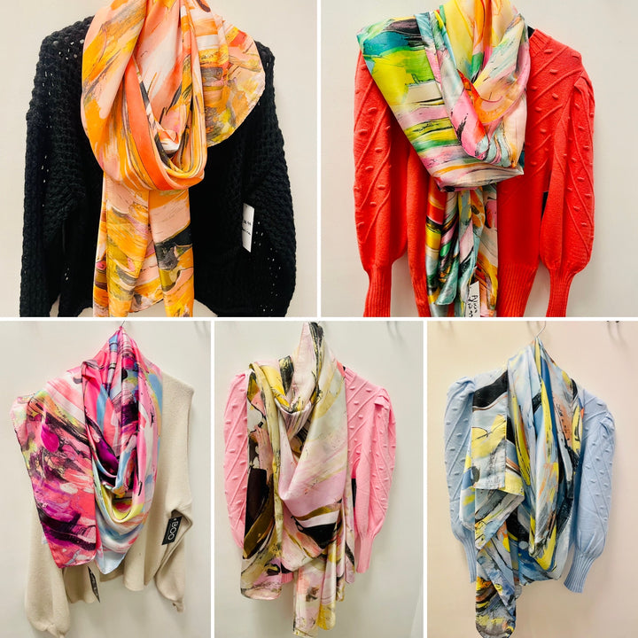 The ALICIA tie dye scarf - 5 colours