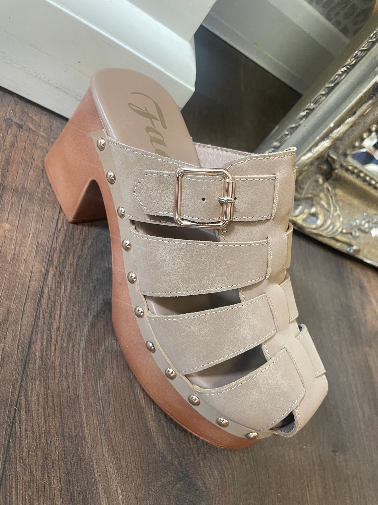 The ATHENA chunky mule sandals - 2 colours