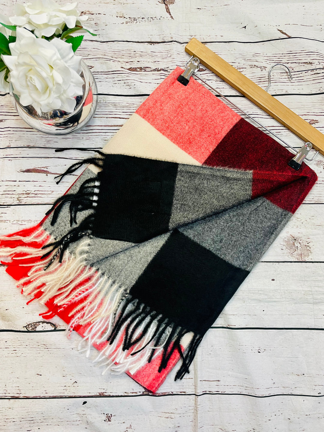 The SQUARE check scarf - 5 colours