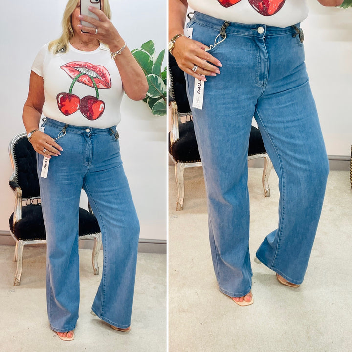 The POPSY wide leg jeans - size 6 to 14