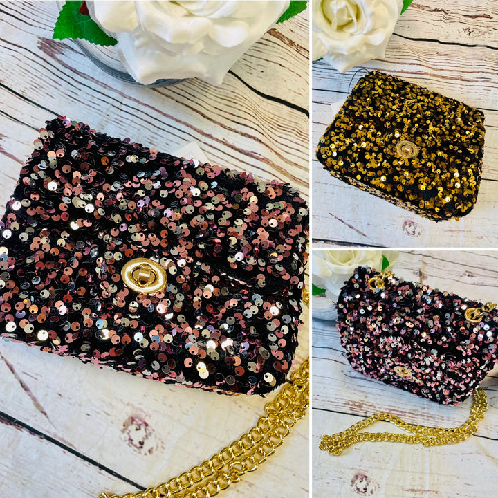 The HAPPY sequin bag - 2 colours