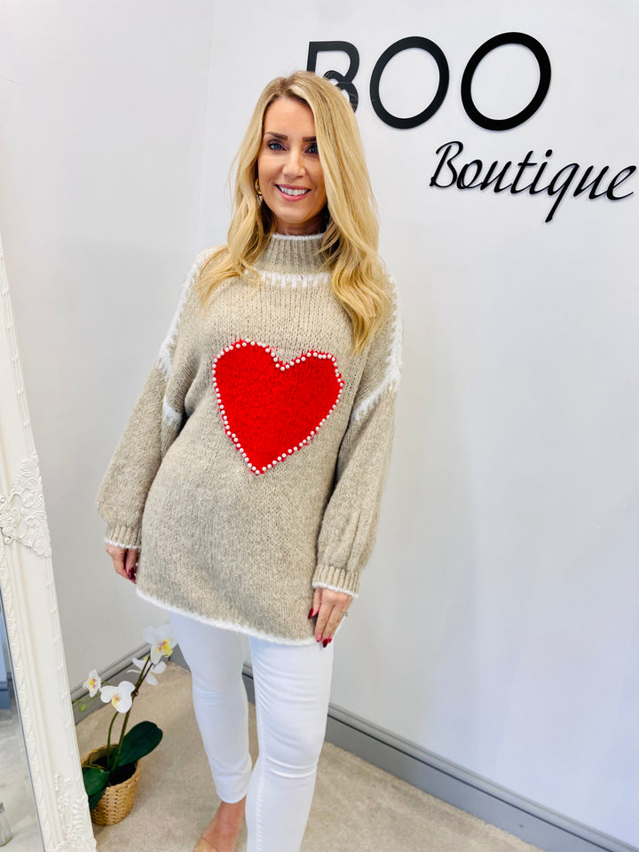 The KIMBO heart 💖 jumper - 3 colours