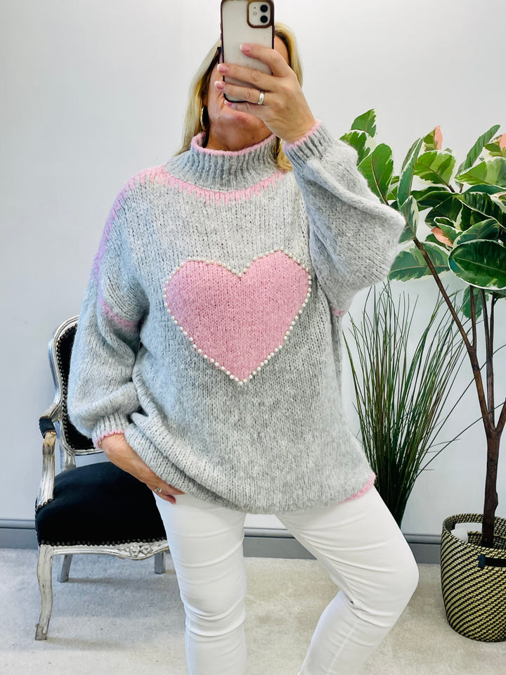 The KIMBO heart 💖 jumper - 3 colours