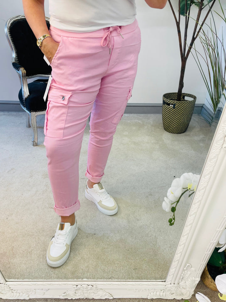 The ROSIE stretch magic cargo trousers - 7 colours