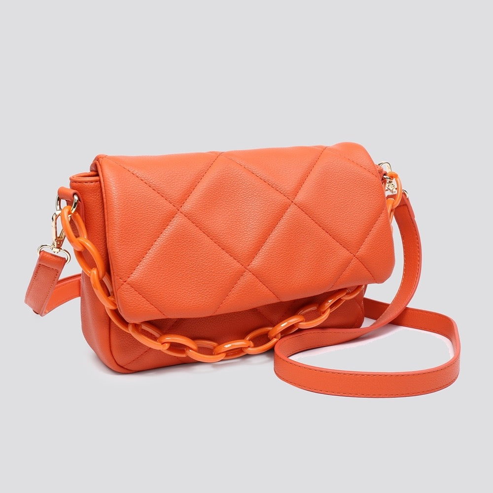 The CHARLOTTE quilted shoulder bag - 6 colours