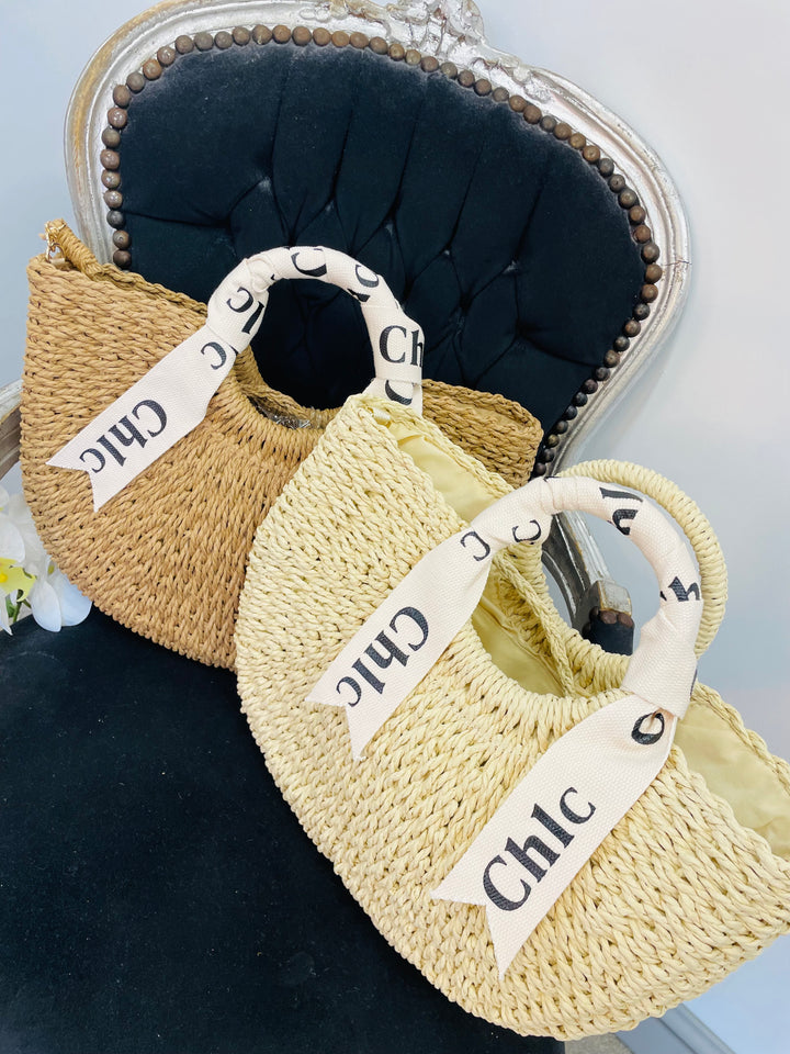 The CLIO inspired straw bag - 2 colours