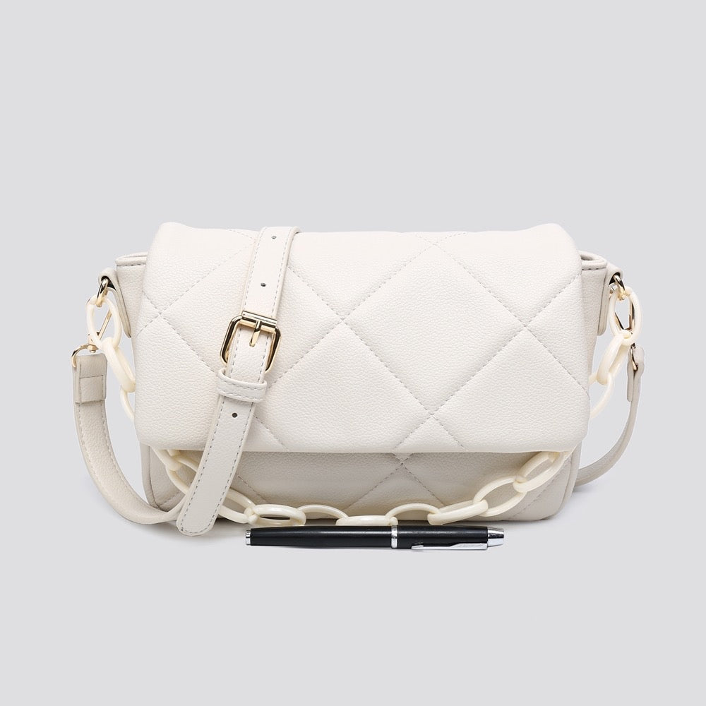 The CHARLOTTE quilted shoulder bag - 6 colours