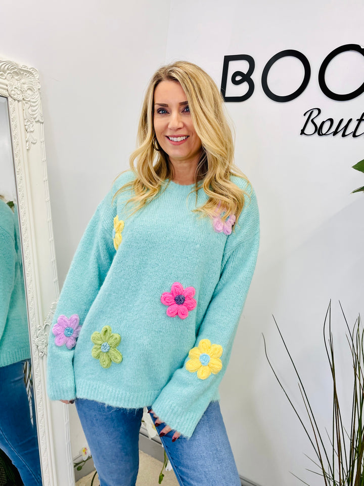 The APRIL flower jumper - 3 colours