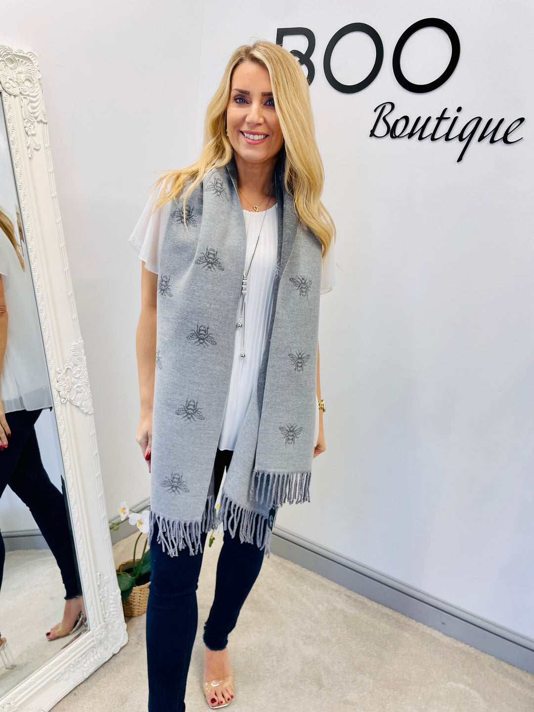 The BUZZ two tone cashmere mix scarf - 5 colours