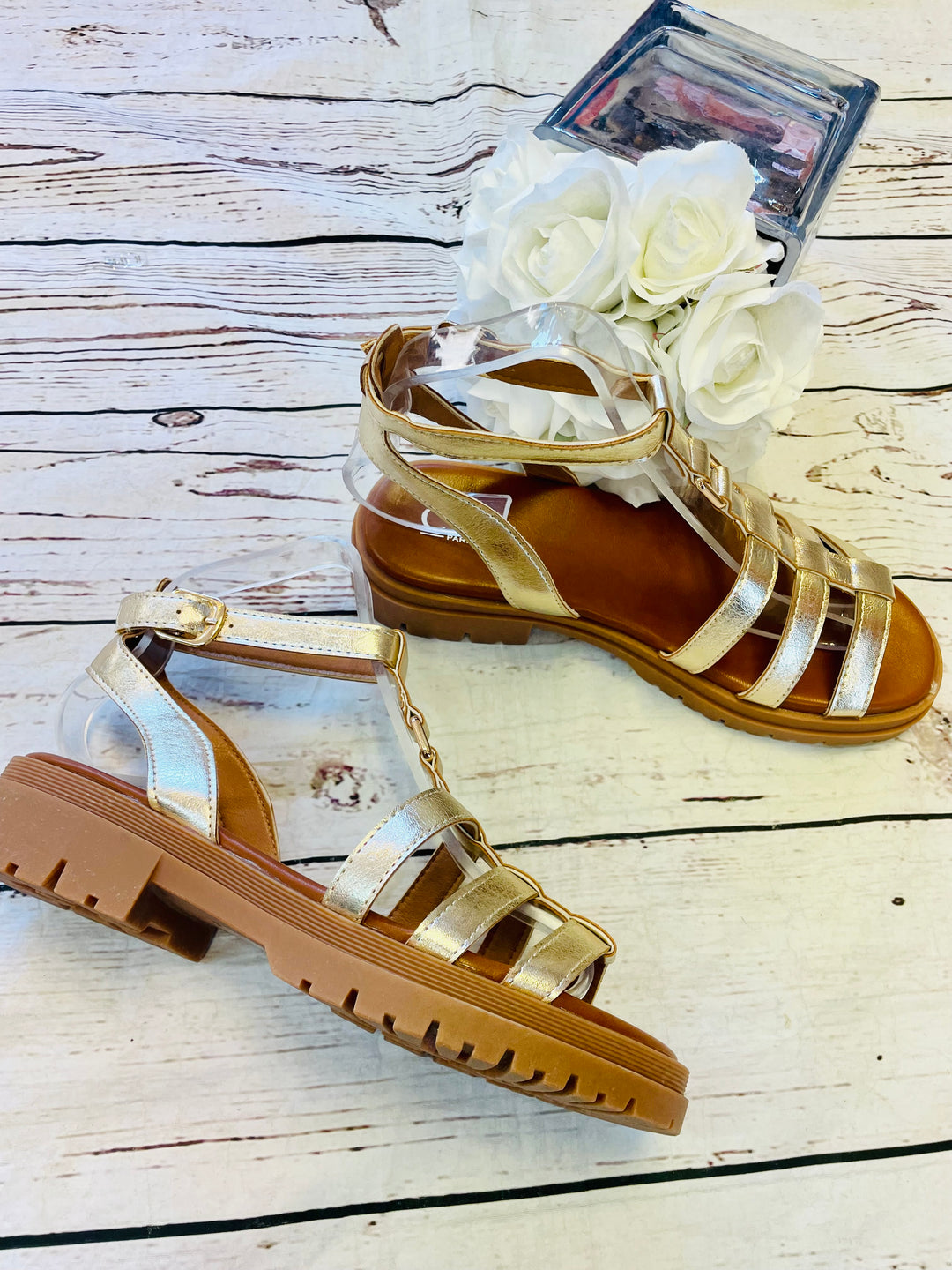 STRAPPY GLADIATOR SANDALS ( 68298 ) - 3 colours