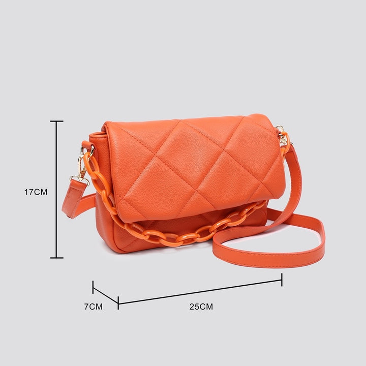 The CHARLOTTE quilted shoulder bag - 6 colours