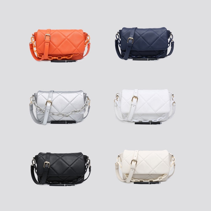 The CHARLOTTE quilted shoulder bag - 6 colours