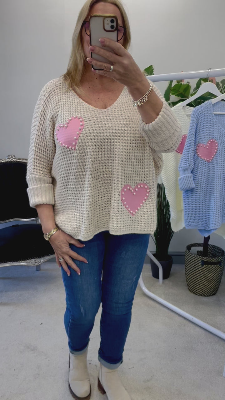 The POLLY waffle jumper - 3 colours