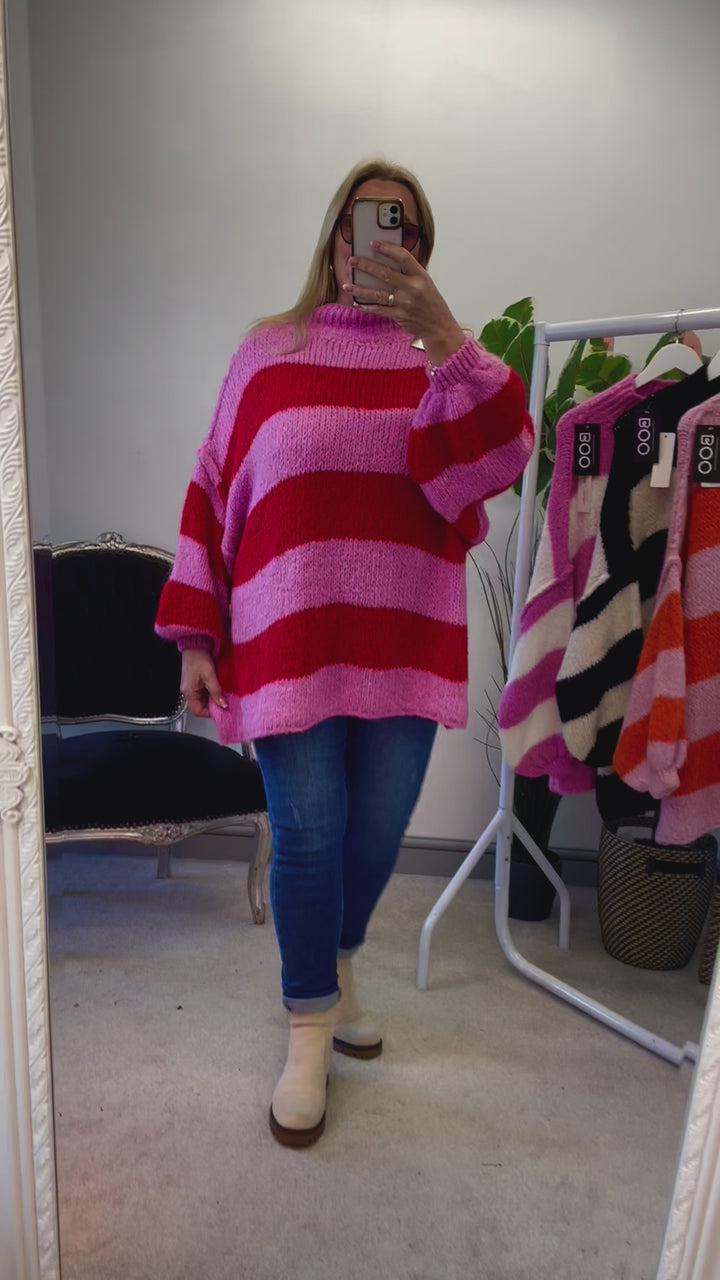 The CASEY oversize stripe jumper - 5 colours