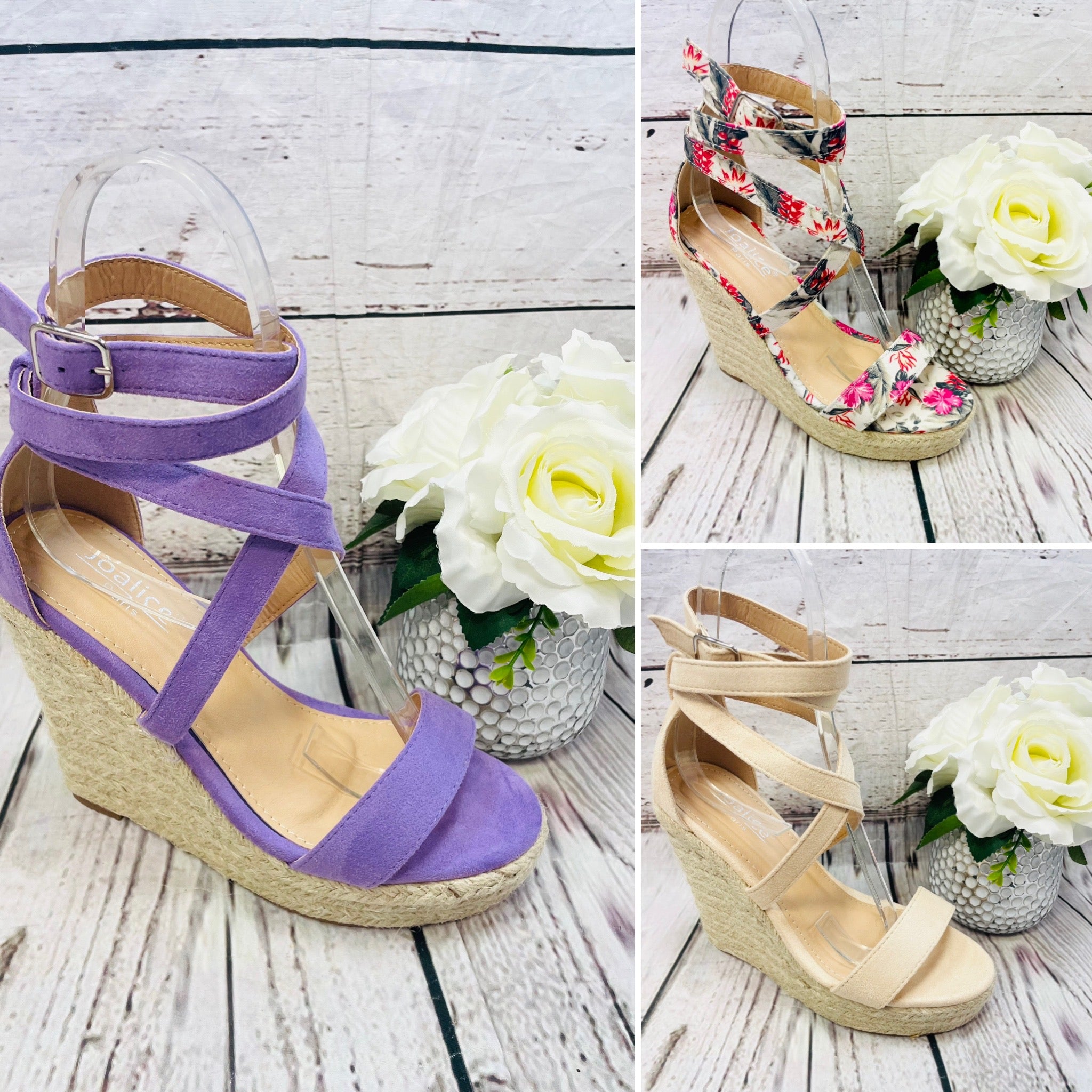 Colourful wedge sandals best sale