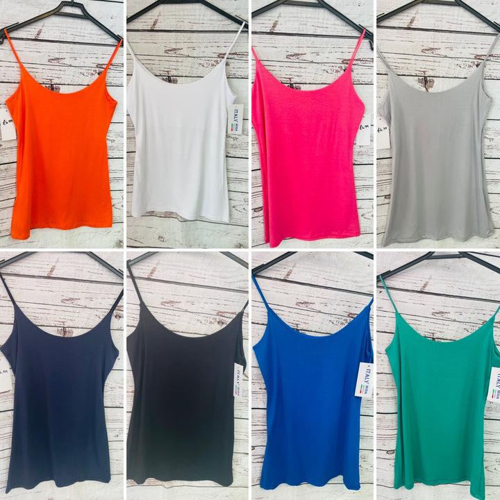 CAMI double layer top - lots of colours