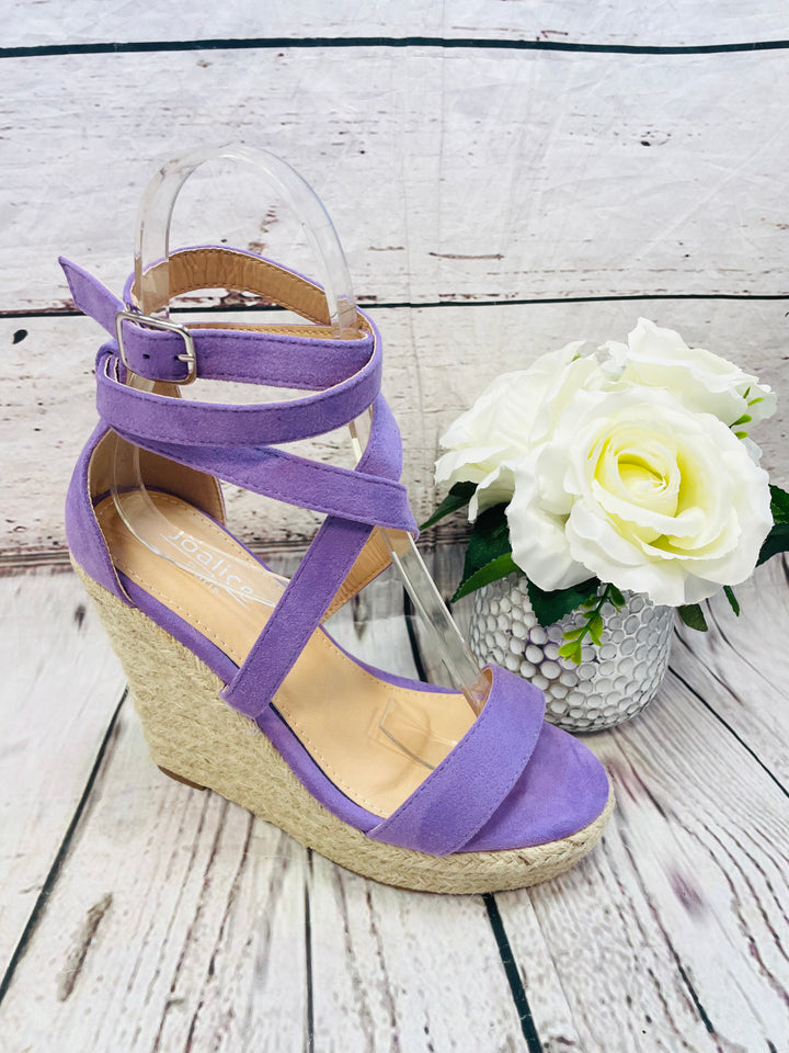 HIGH WEDGE HEEL SANDALS ( 666 ) - 3 colours